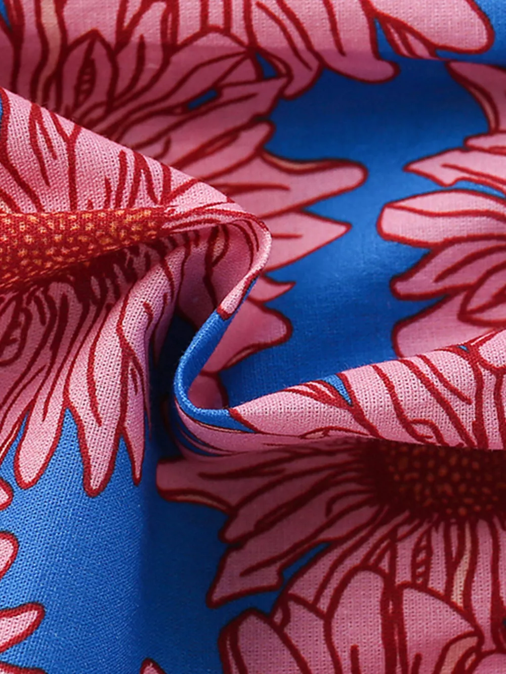 Children's Floral Print Ruffled Sleeveless Dress, image 3