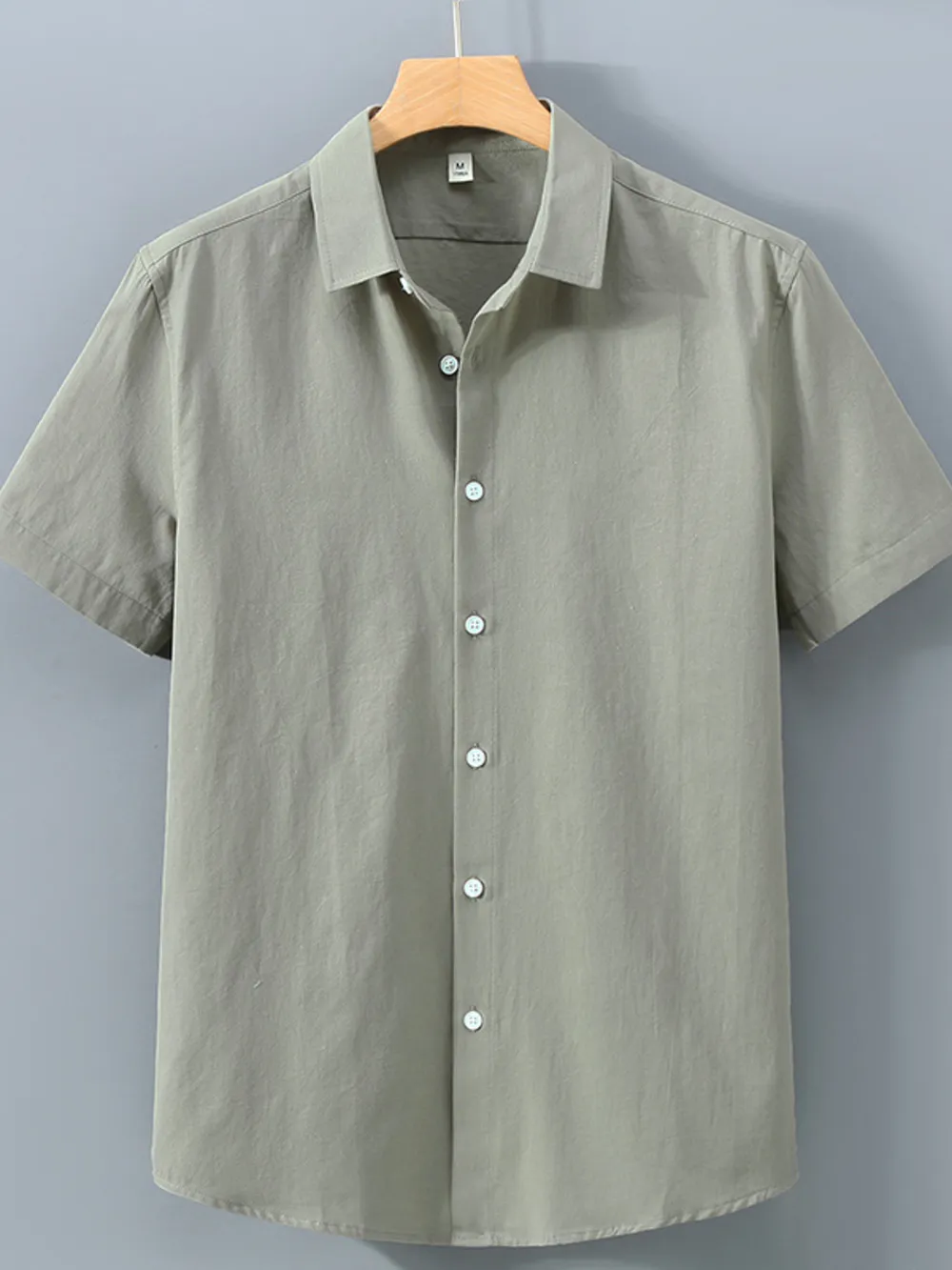 Men's Plus Size Short Sleeve Casual Shirt, image 5
