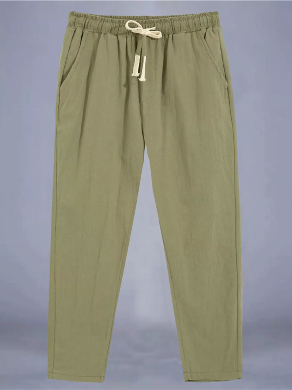 Men's Plus Size Drawstring Loose Fit Pants