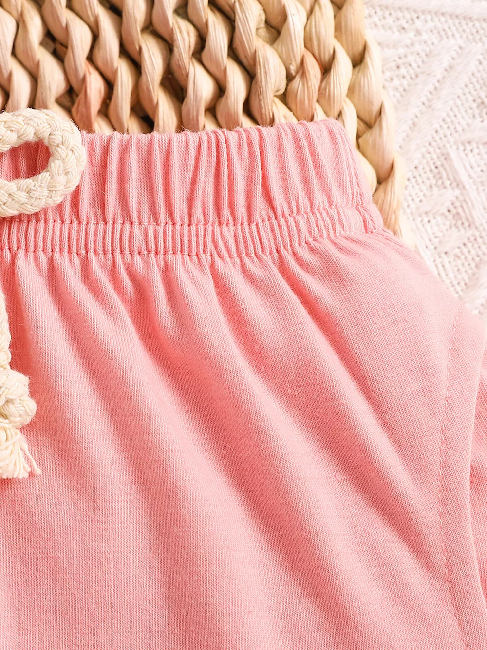 Children's Letter Round Neck Tee and Shorts Set, image 15