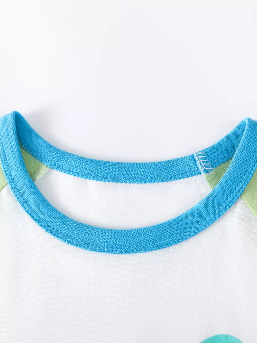 Children's Excavator Round Neck Top and Shorts Set, image 3