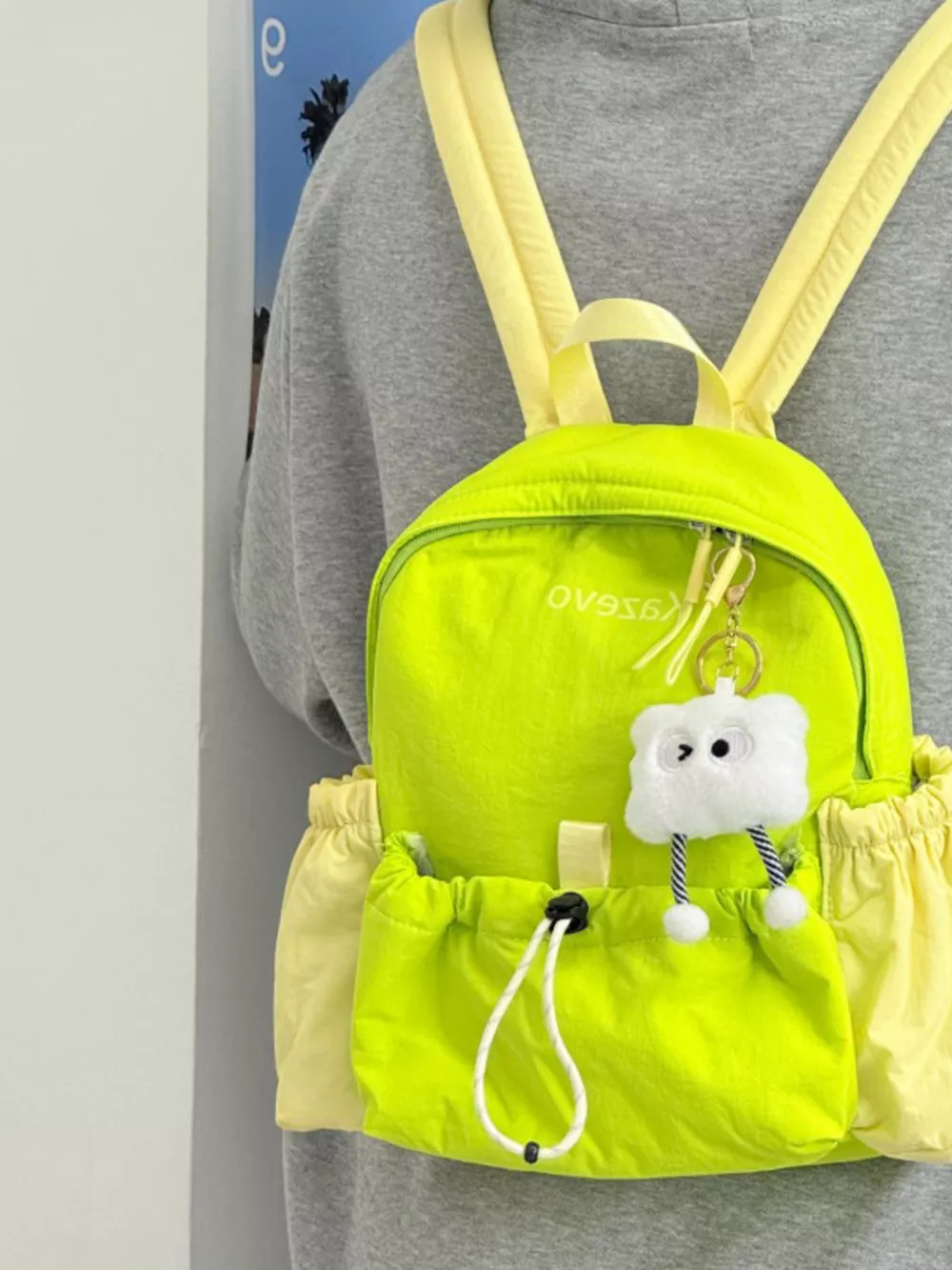 Lightweight Drawstring Backpack Bag, image 3