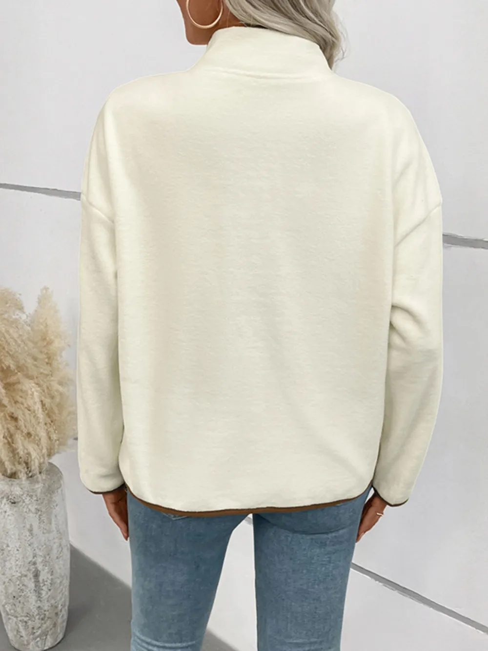 Snap Down Long Sleeve Jacket, image 5