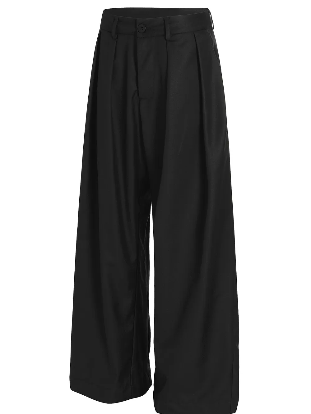 Men's Classic Wide-Leg Pleated Pants, image 4