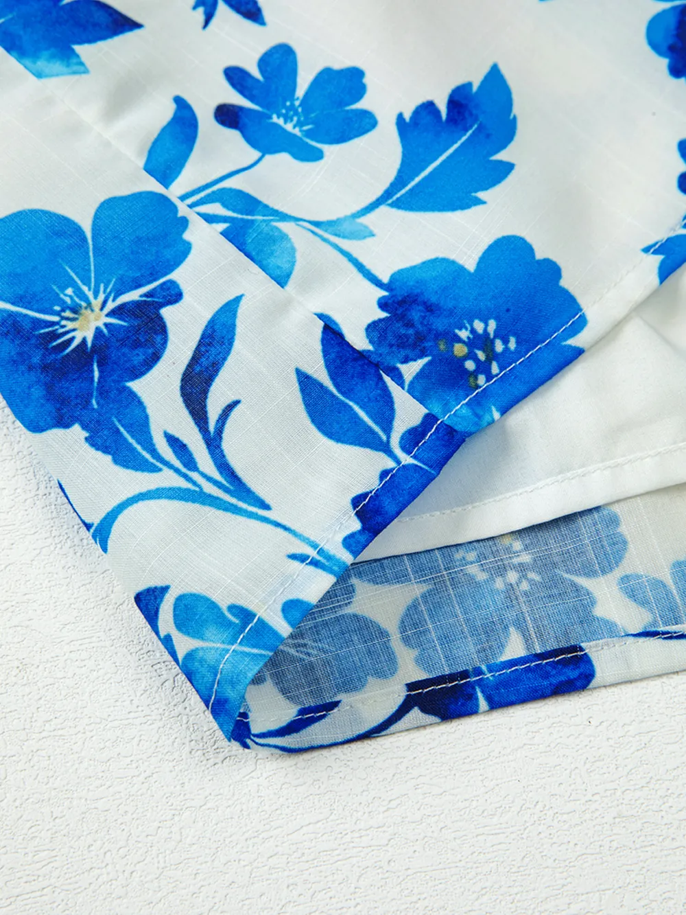 Floral Long Sleeve Tie Neck Blouse, image 5
