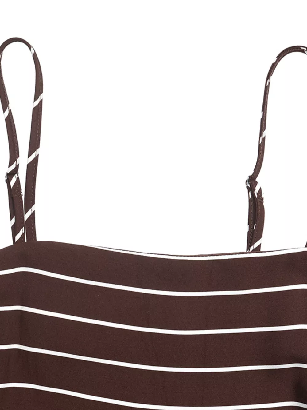 Striped Print Spaghetti Strap Maxi Dress, image 16