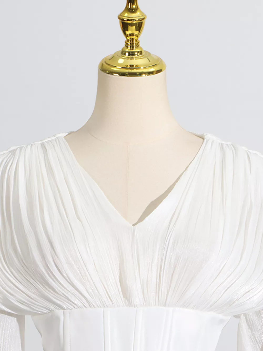 Ruffle Balloon Sleeve Mini Dress, image 8