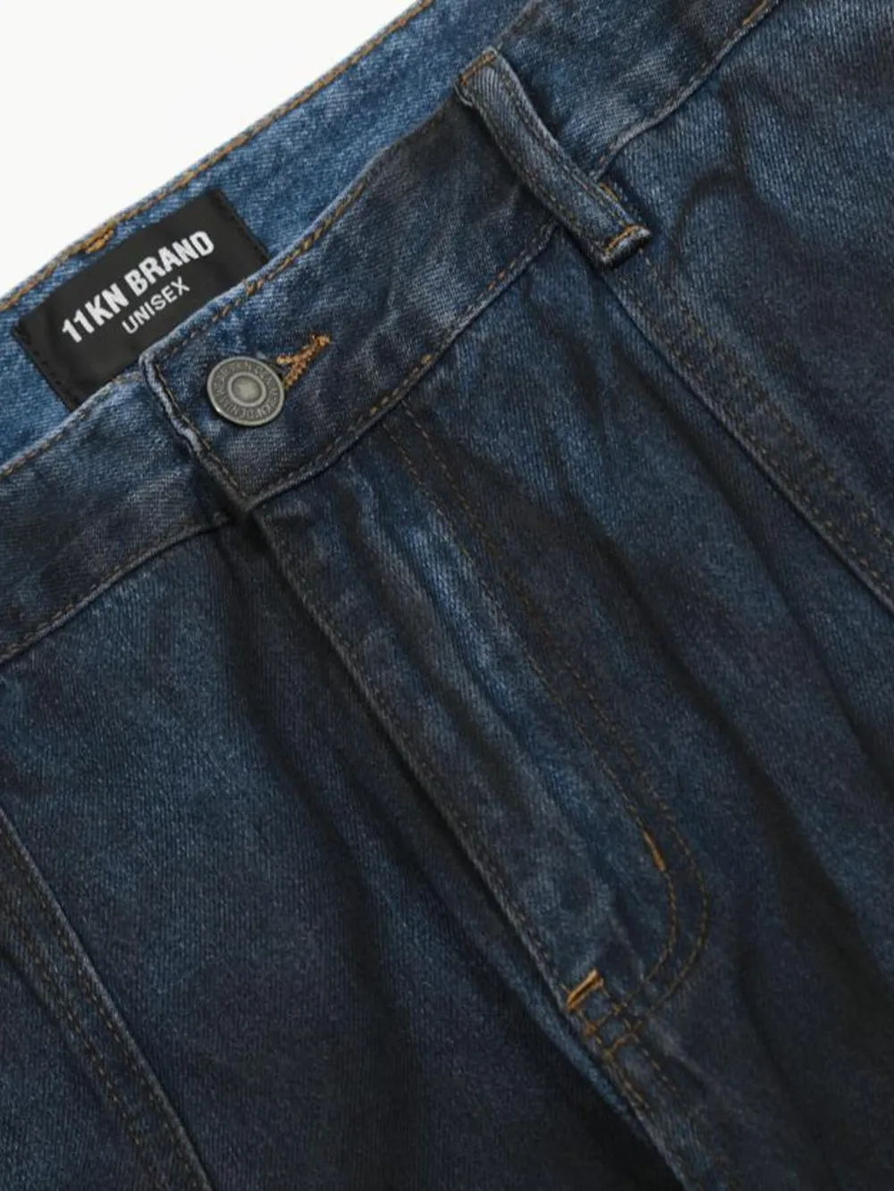 Men's Loose Fit Cargo Jeans, image 7