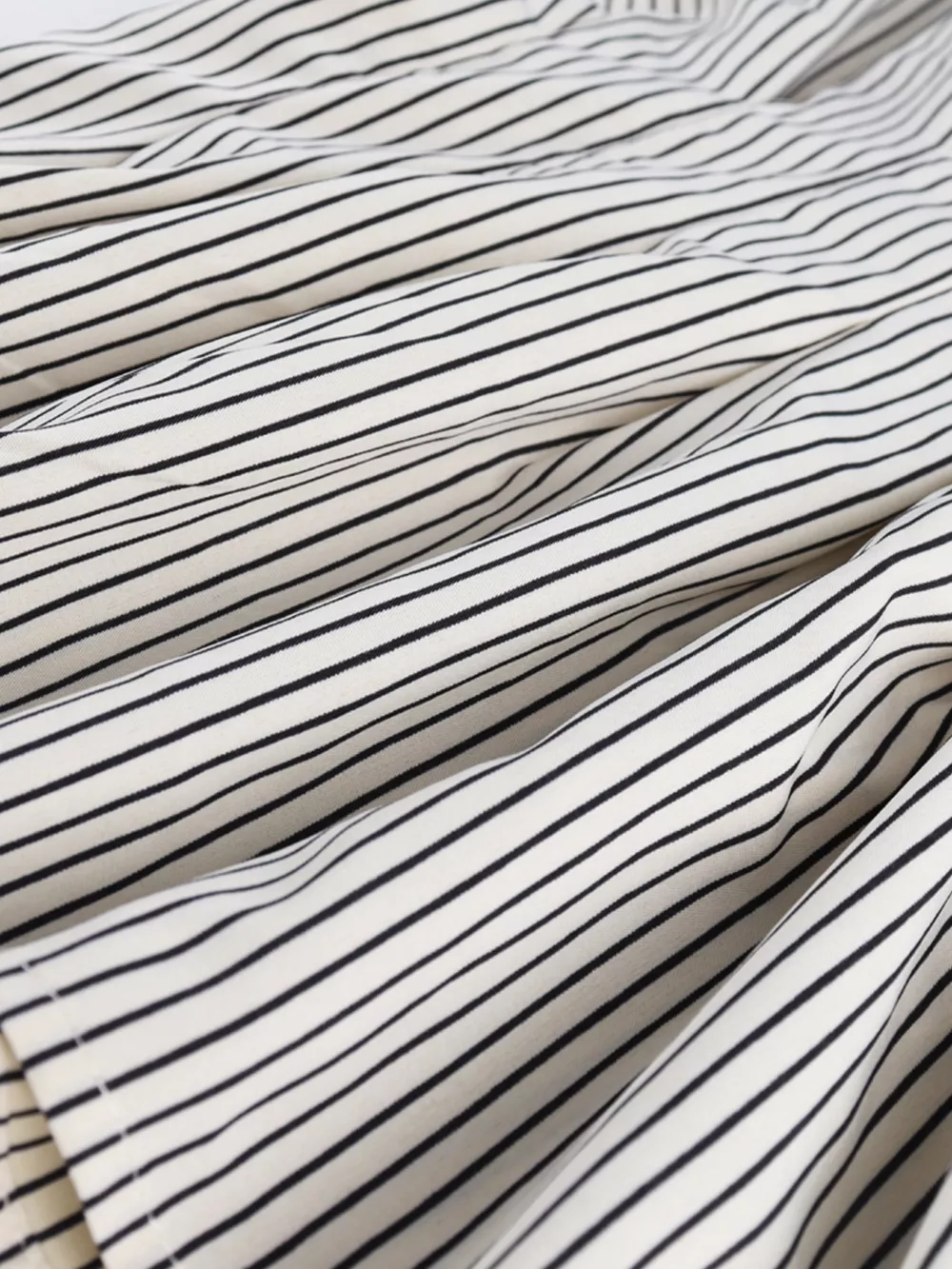 Striped Cinched Waist Shirt, image 7