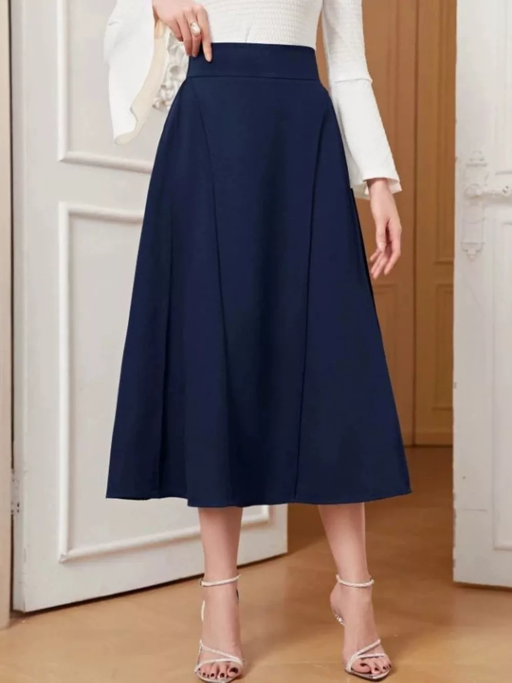 A-Line Midi Skirt, image 3