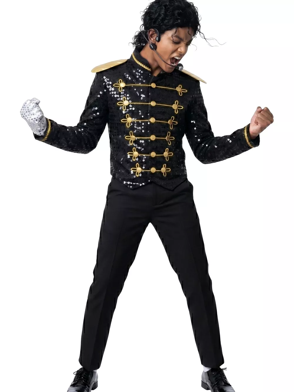 Children's Halloween Sequin Performance Costume Set, image 2