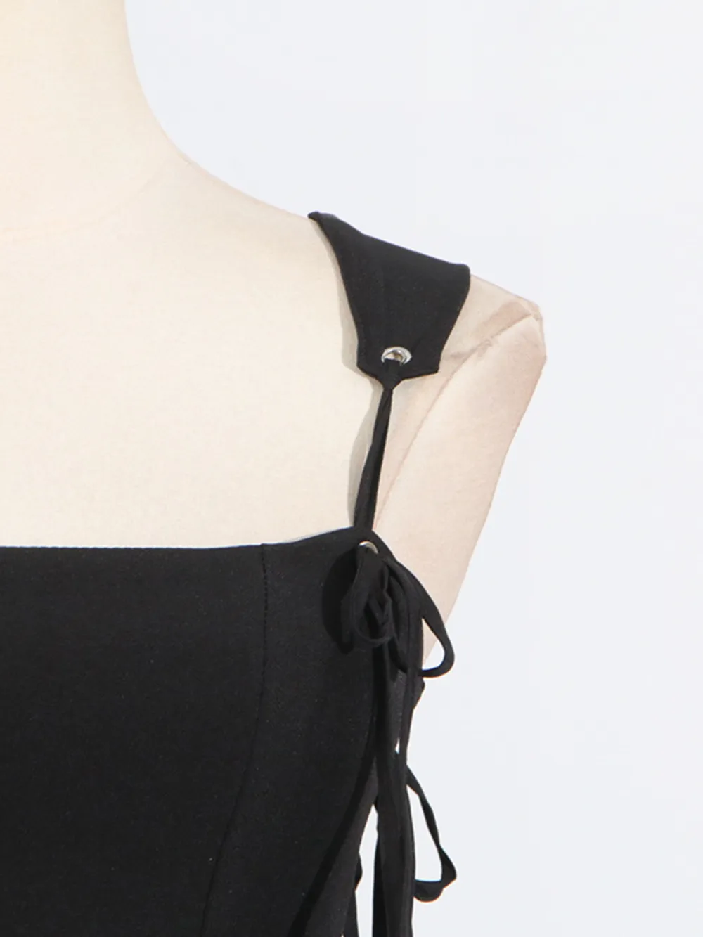 Lace Up Mini Cami Dress, image 9