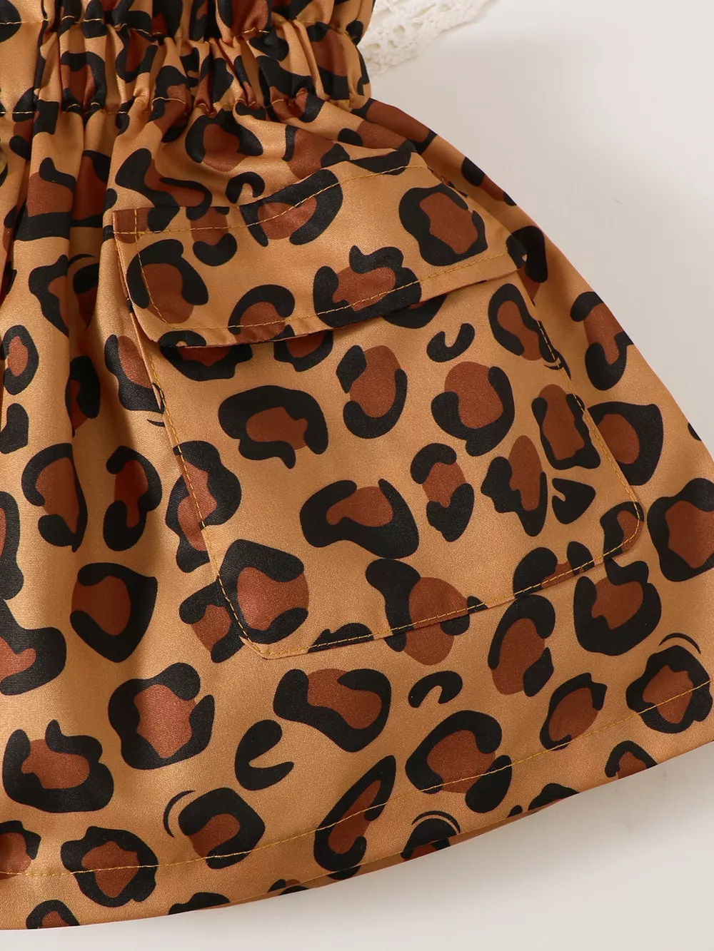Children's Leopard Graphic Tee & Skirt Set, image 5
