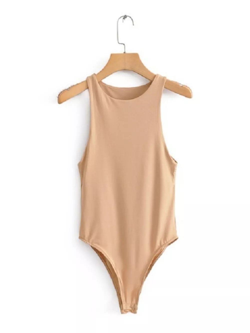 Round Neck Sleeveless Bodysuit, image 3