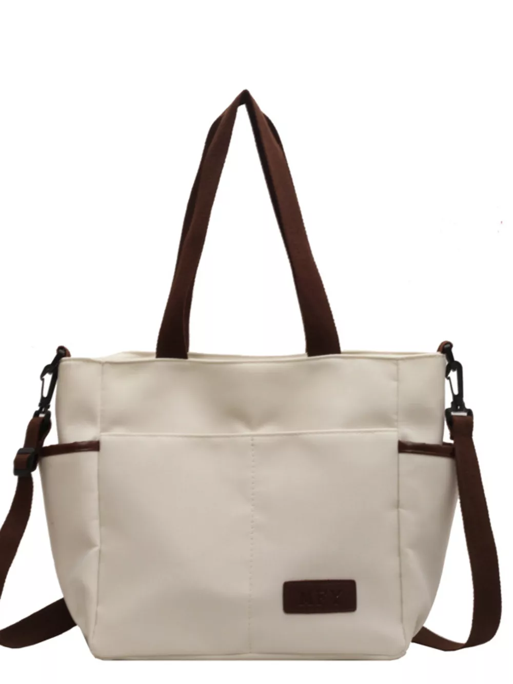 Canvas Shoulder Bag with Adjustable Strap, image 8