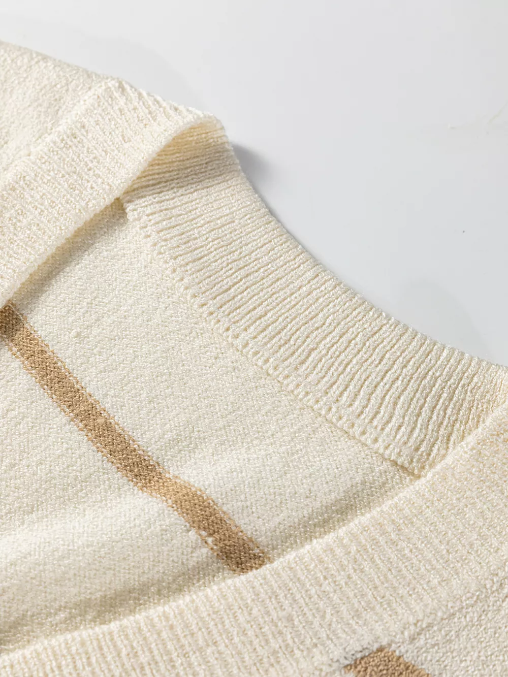 Striped Button-Down Sweater Vest, image 4