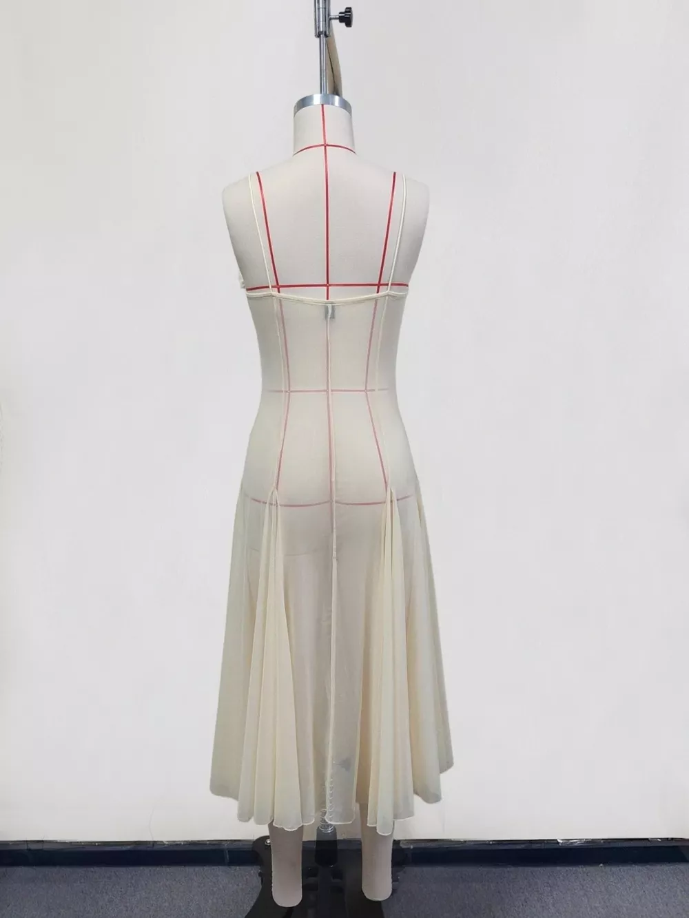 Floral Embellished Spaghetti Strap Dress, image 8