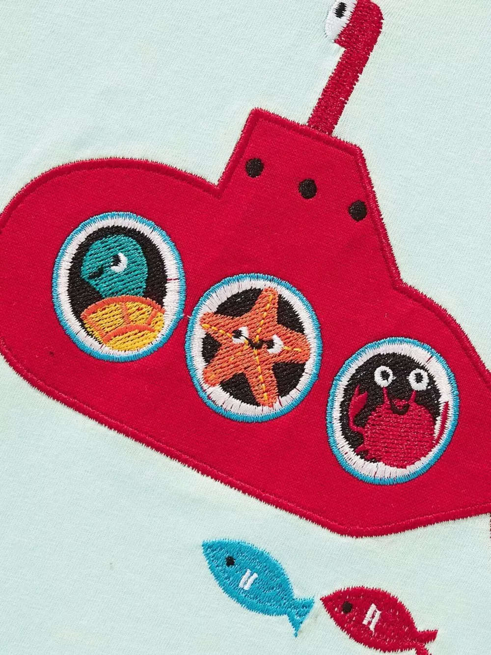 Children's Embroidered Round Neck T-Shirt, image 4