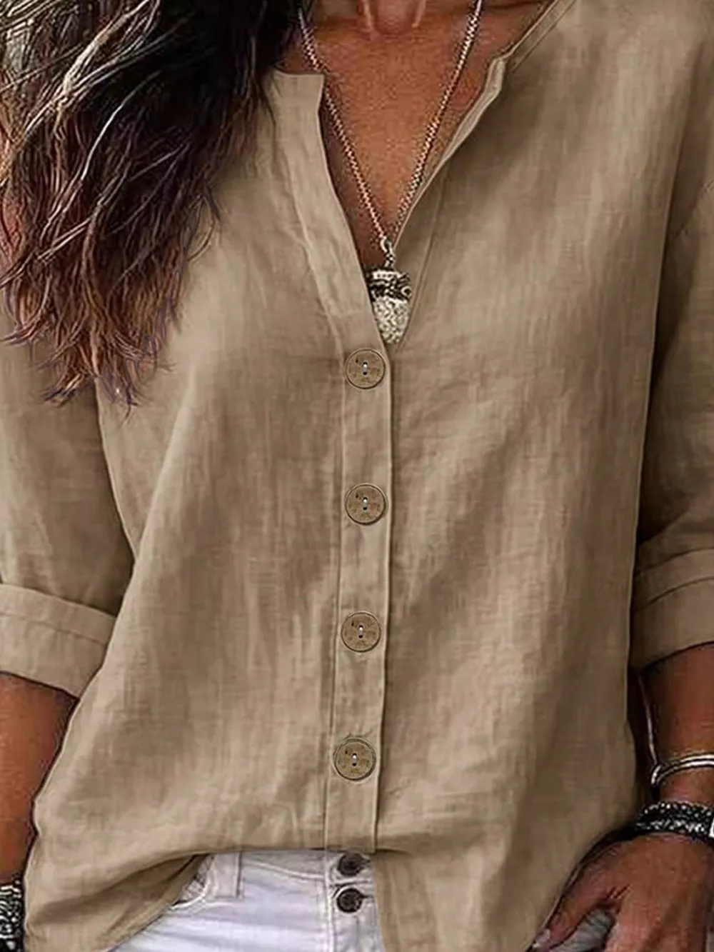 Button Up Long Sleeve Shirt, image 13
