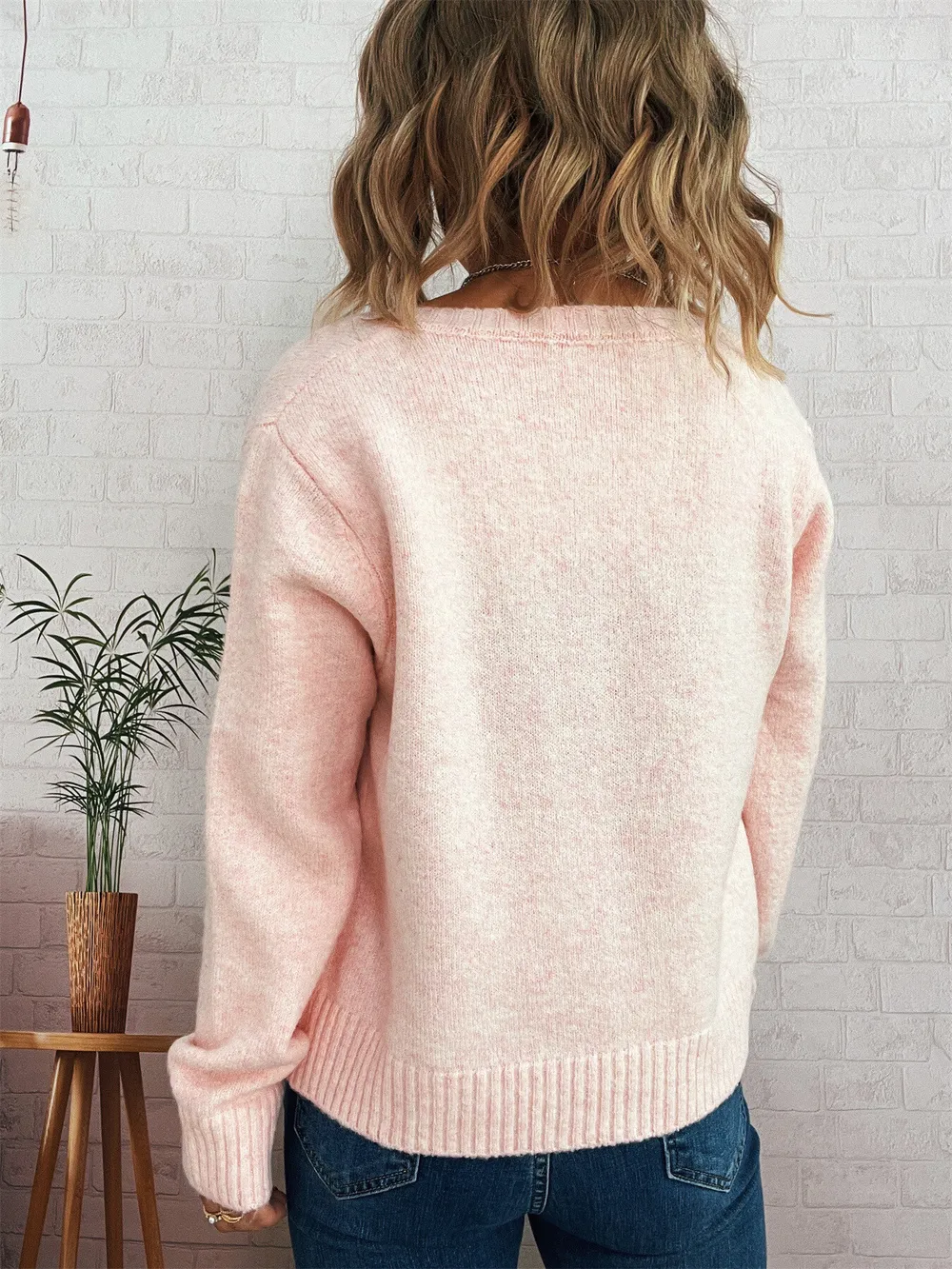 Strawberry Button Up Long Sleeve Cardigan, image 7