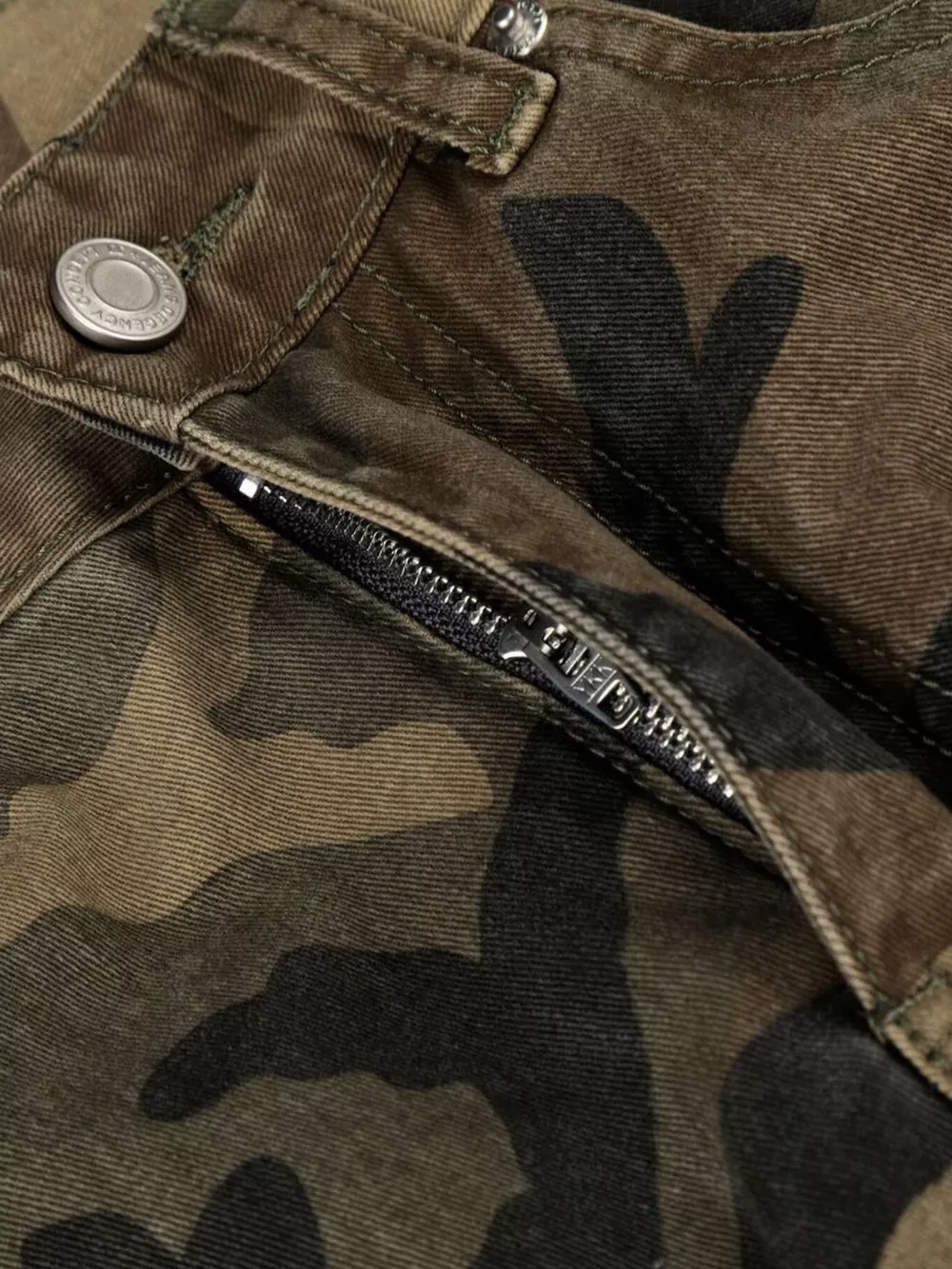 Men's High-Waisted Camouflage Cargo Wide-Leg Pants, image 7