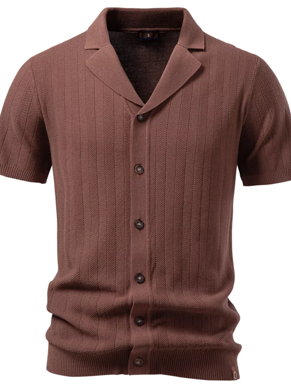 Men's Short Sleeve Knit Polo Shirt