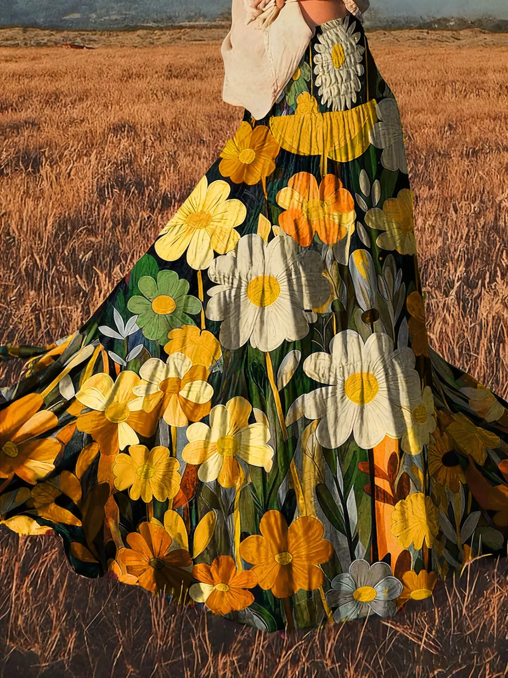 Floral Print High-Waisted Maxi Skirt, image 12