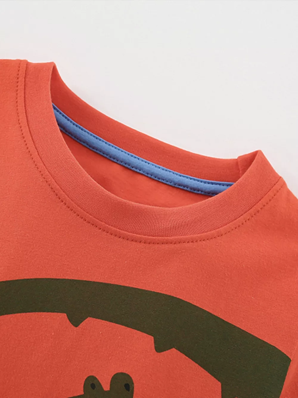 Children's Cartoon Crocodile Graphic Tee and Shorts Set, image 2