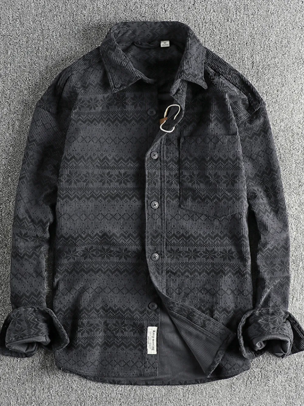 Men's Button Up Long Sleeve Shirt