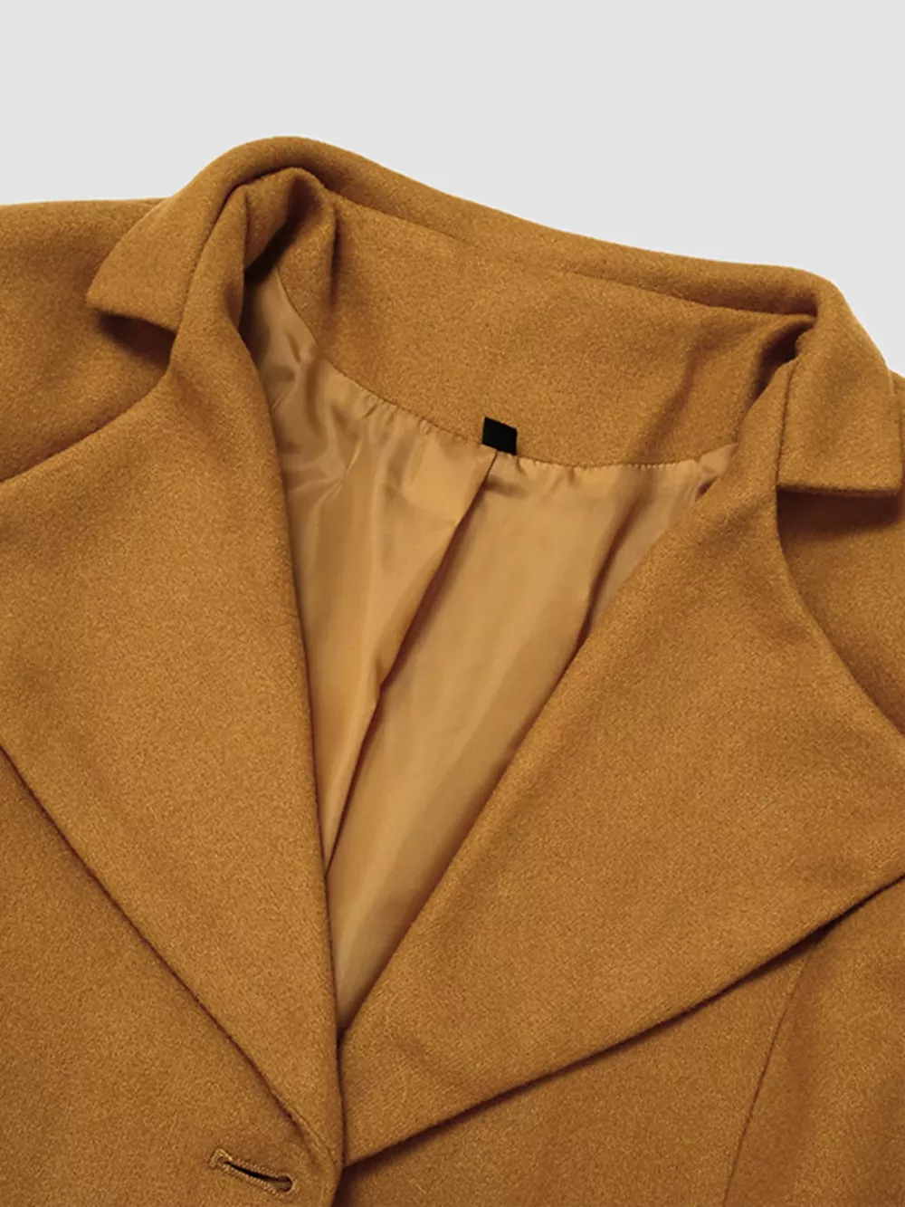 Full Size Single-Breasted Long Sleeve Overcoat Plus Size, image 7