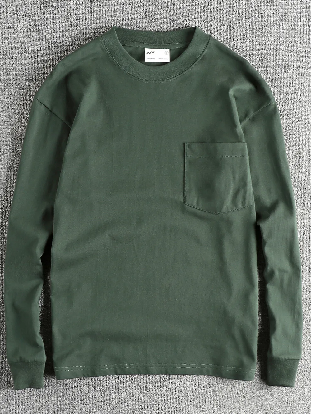 Men's Long Sleeve Pocket T-Shirt, image 6