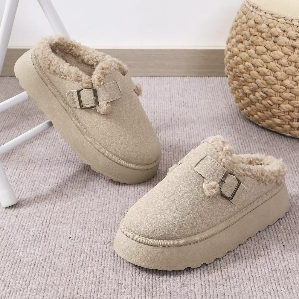 Round Toe Platform Slippers, image 8