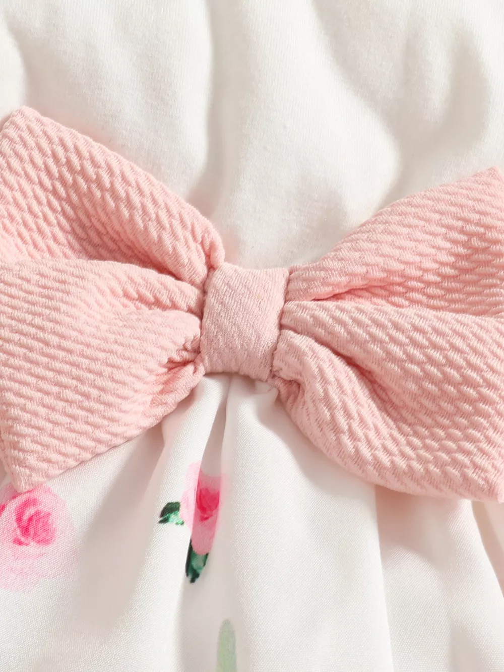 Children's Bunny Print Dress with Ruffle Cardigan & Headband Set, image 5
