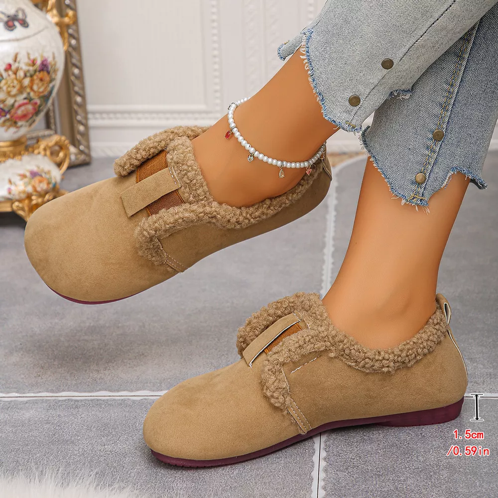 Faux Fur Lined Slip-Ons, image 5