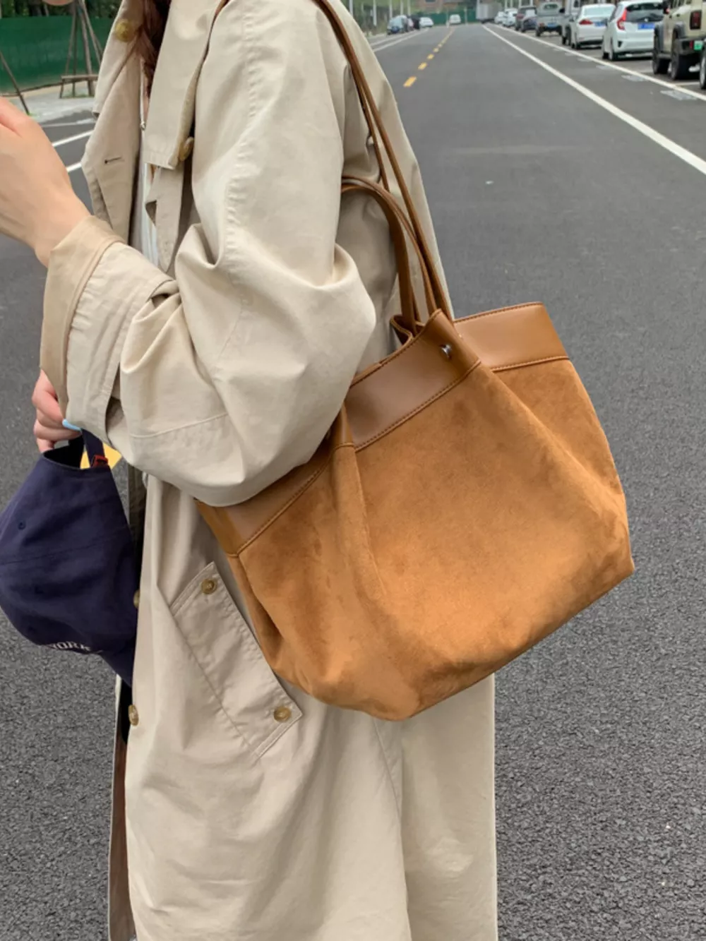 Lightweight Classic Color Tote Bag, image 17