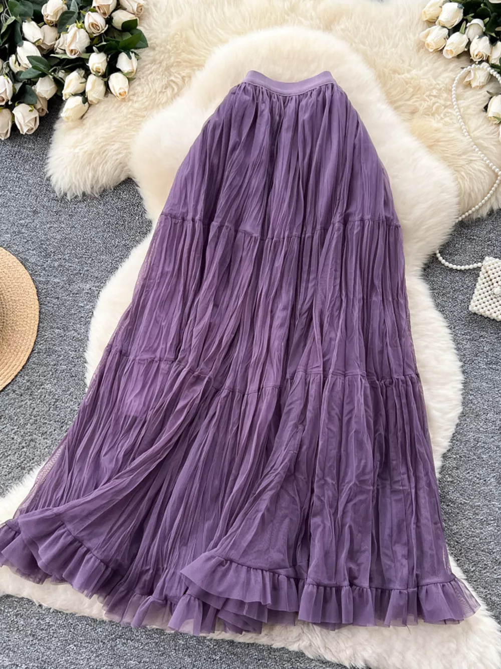 Tiered Tulle Skirt, image 13