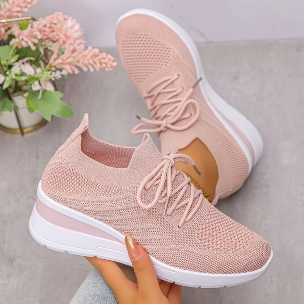 Lace Up Wedge Athletic, image 11