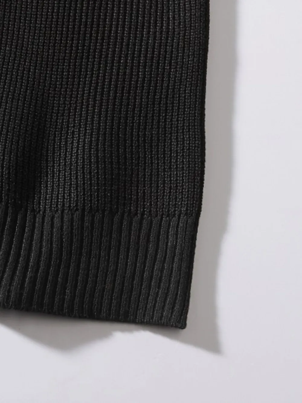 Men's Plus Size Color Block Round Neck Sweater, image 9