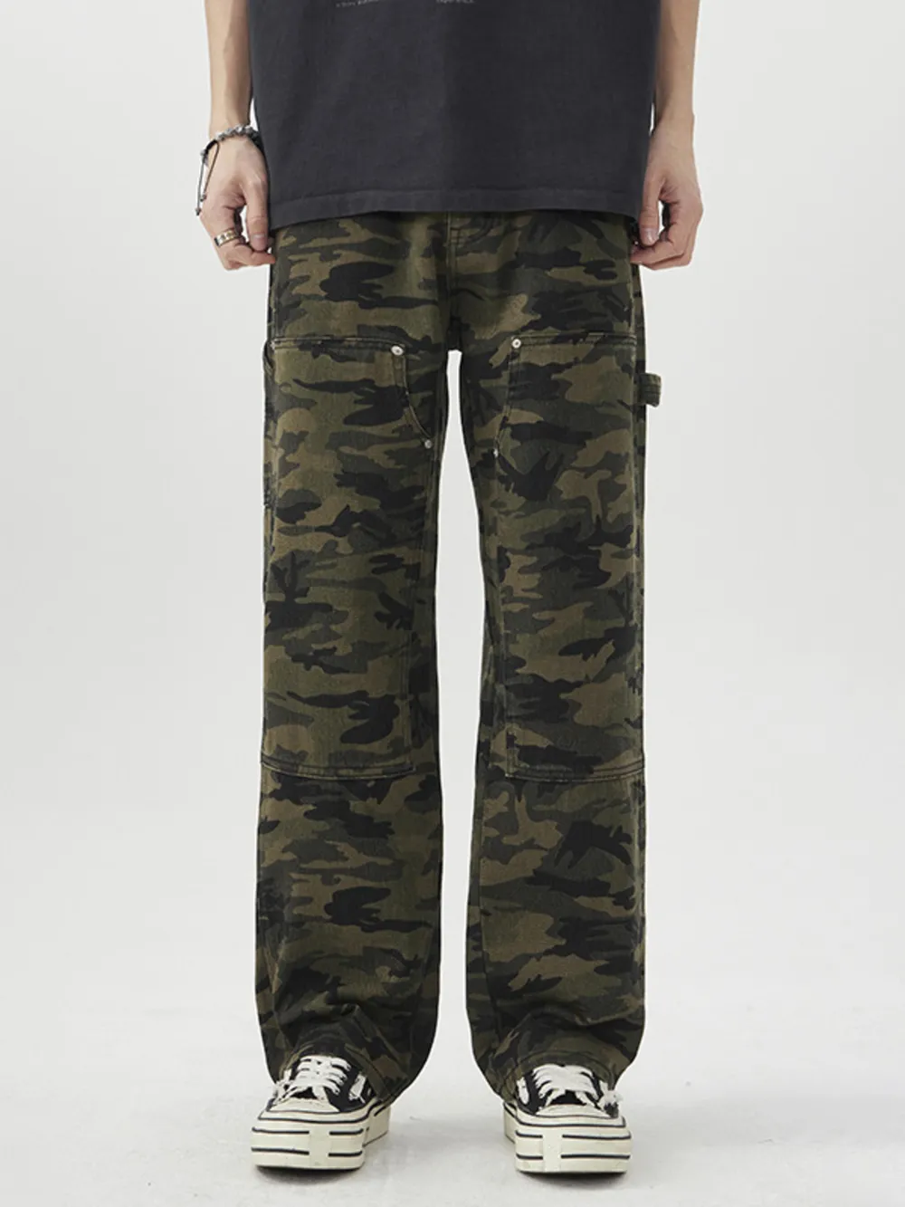 Men's Camouflage Loose Fit Jeans