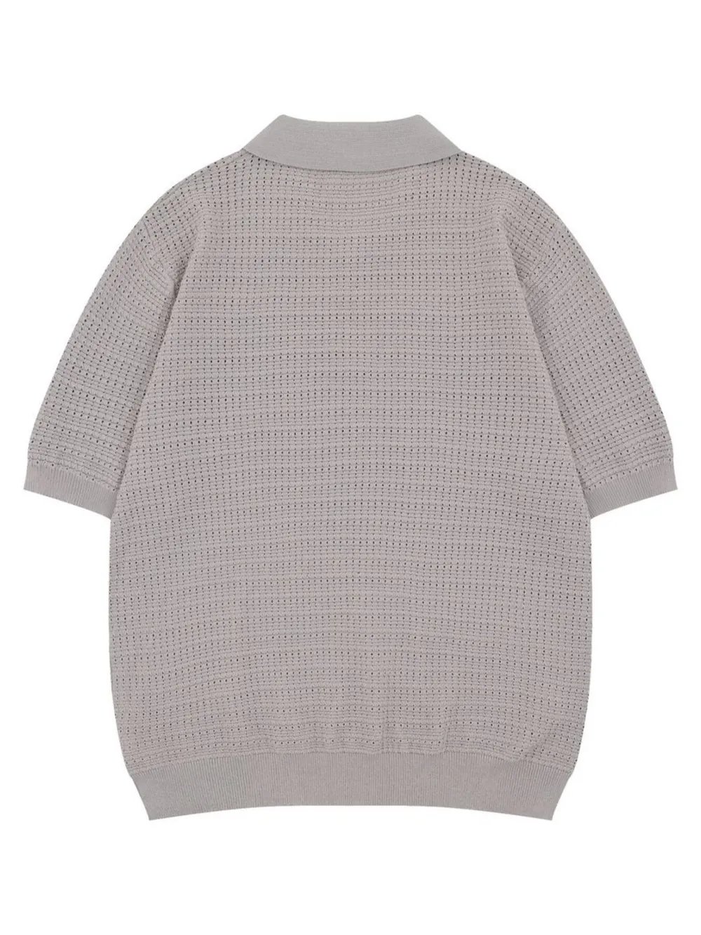 Men's Classic Knitted Short Sleeve Polo, image 3