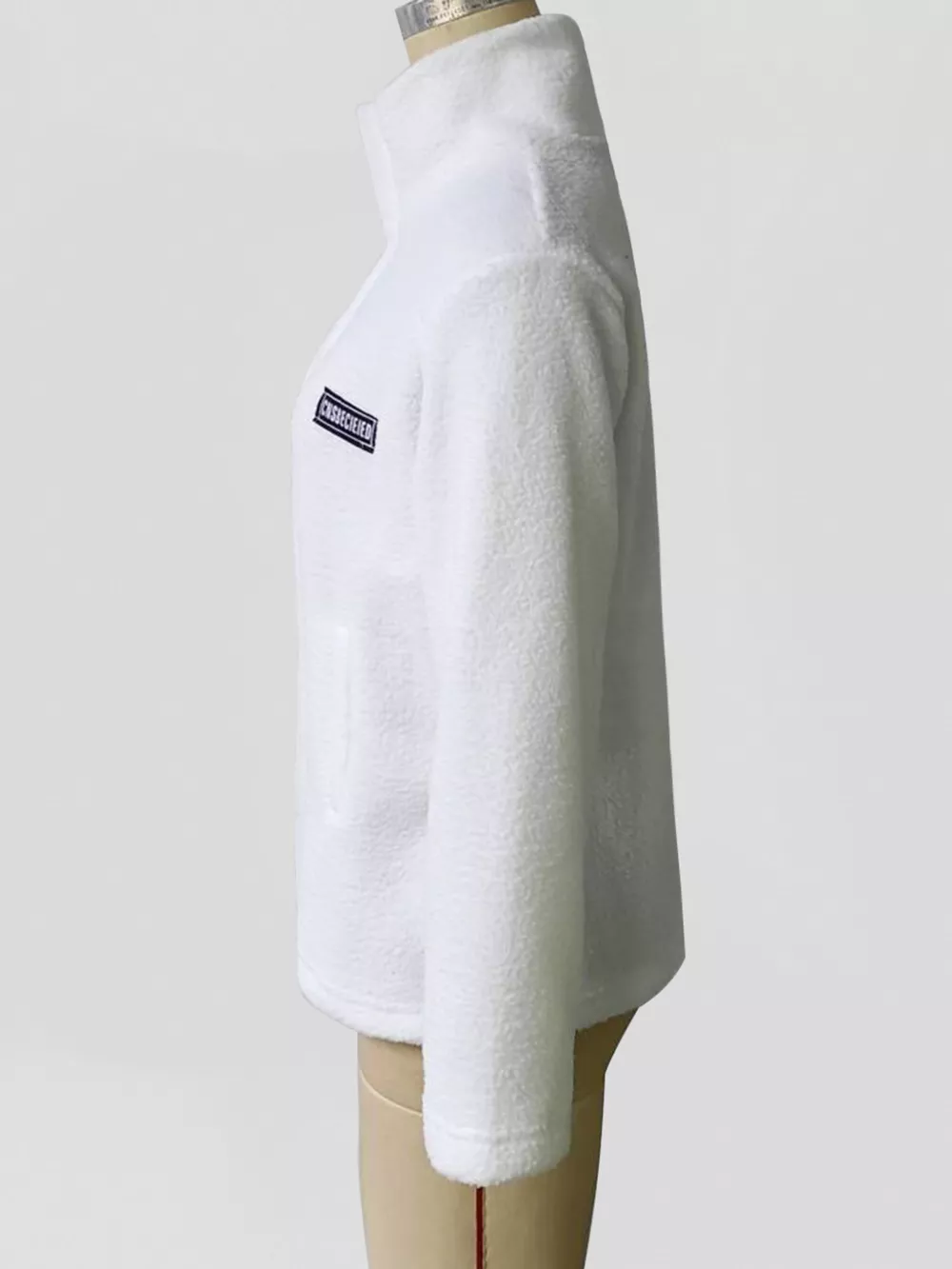 Sherpa Fleece Zip Up Outerwear, image 4
