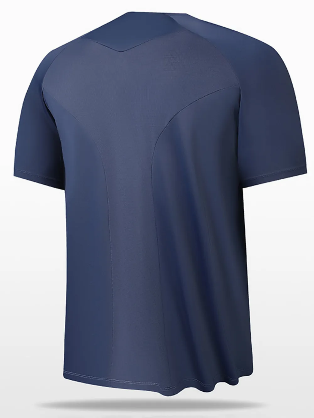 Men's Plus Size Round Neck Short Sleeve T-Shirt, image 4