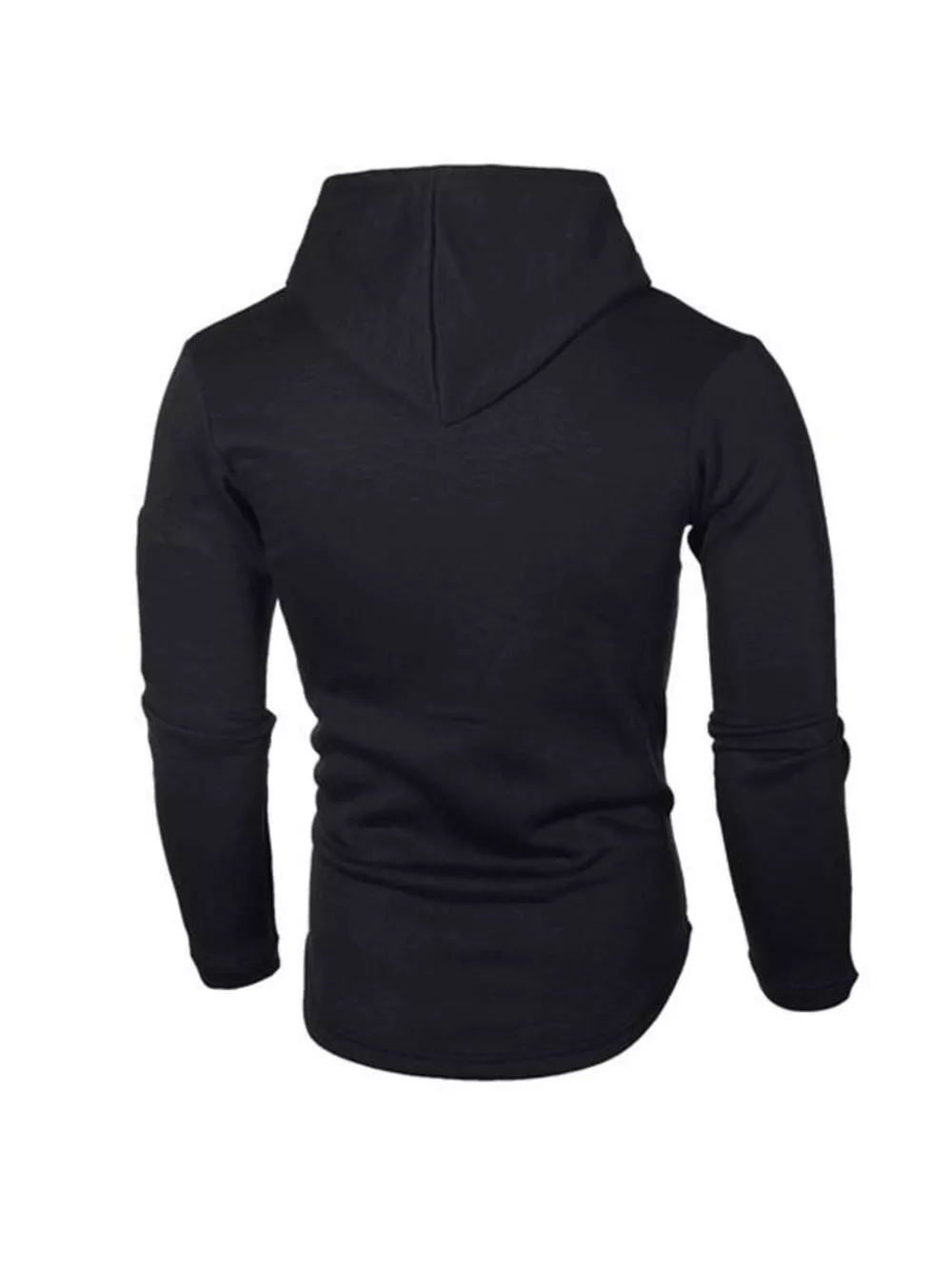 Men's Plus Size Casual Slim Fit Long Sleeve Hoodie, image 6