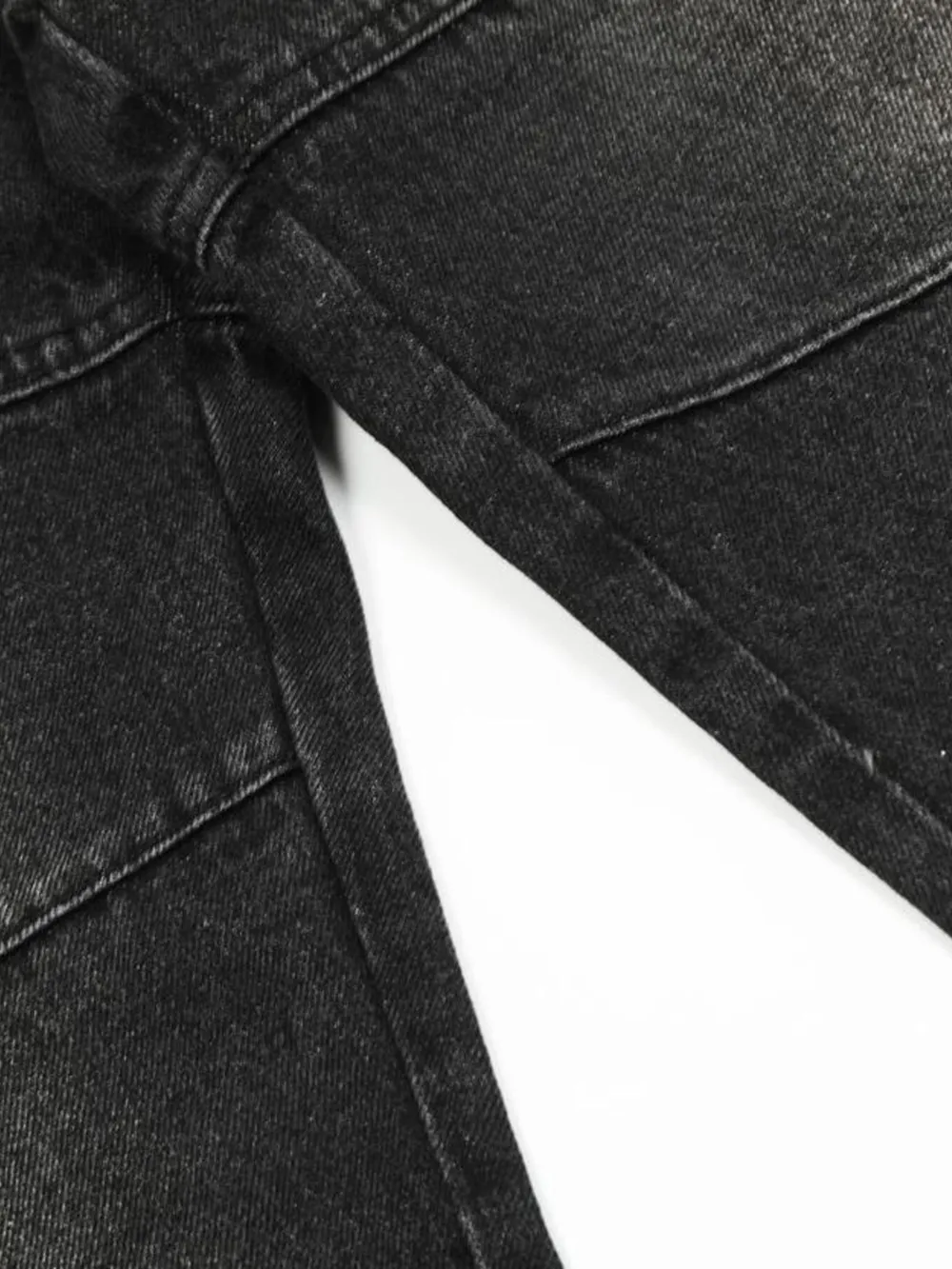 Men's Distressed Cargo Wide Leg Jeans, image 11