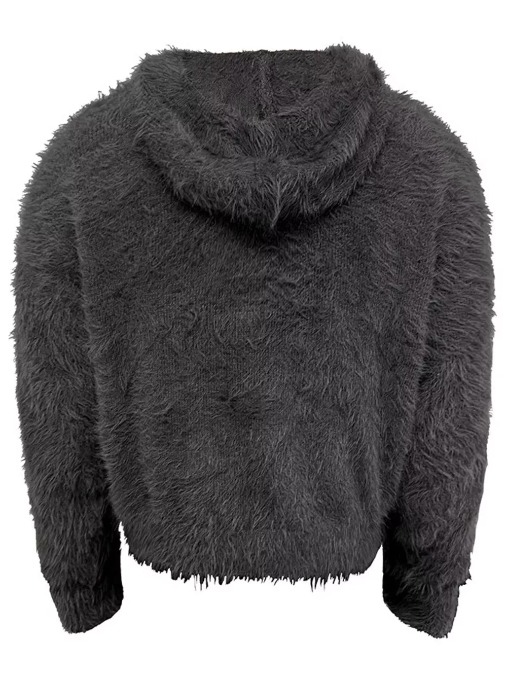 Men's Cozy Faux Fur Quarter-Zip Sweater, image 2