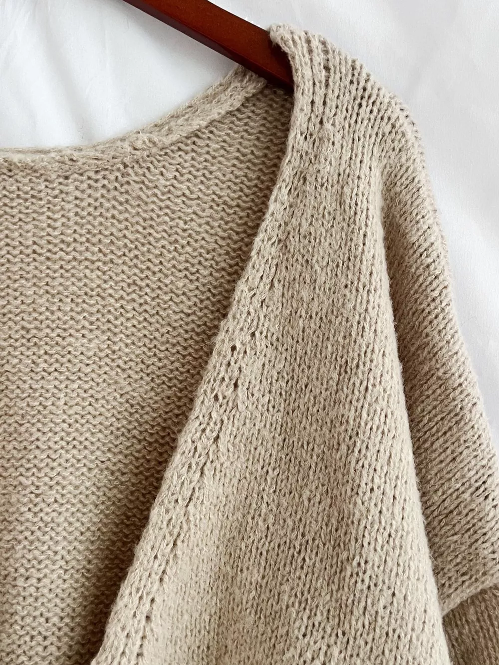 Chunky Knit Tie-Front Cardigan, image 16