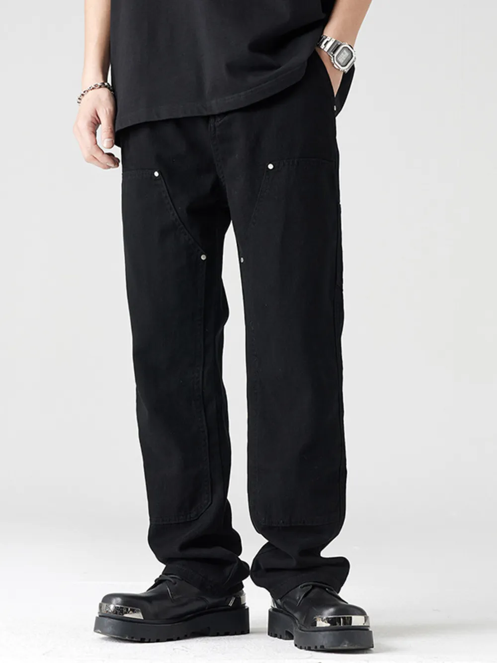 Men's Wide-Leg Relaxed Fit Jeans