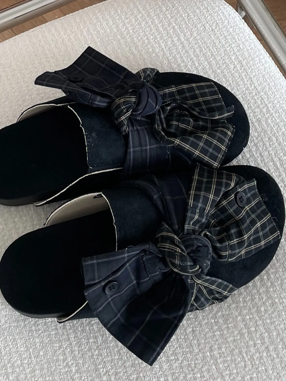 Bow-Knot Plaid Comfort Slip-Ons, image 6