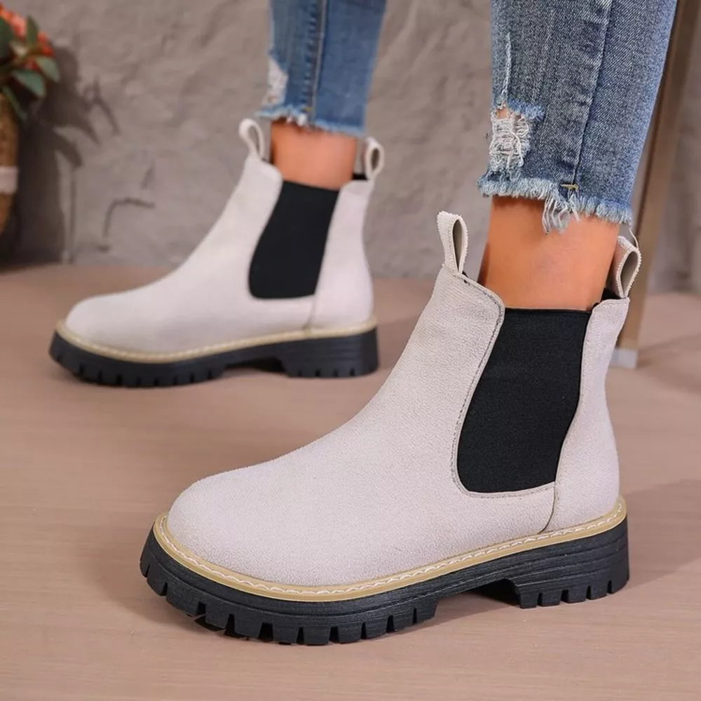 Round Toe Platform Boots, image 8