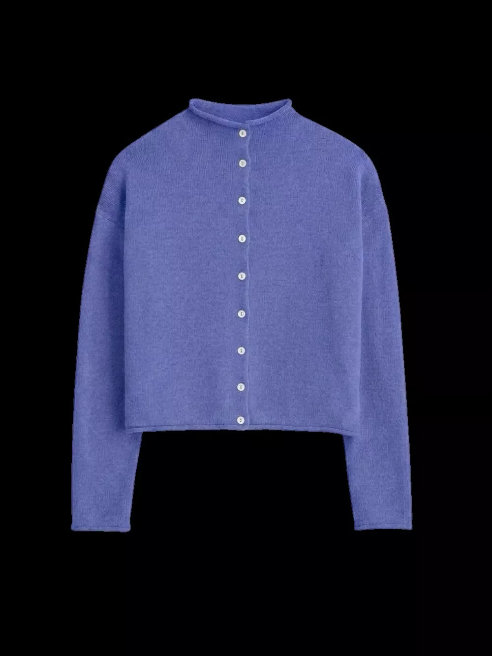 Mock Neck Button-Down Knit Cardigan, image 6